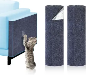 2PCS 39.4"x15.8" Cat Scratch Furniture Protector, Self-Adhesive Couch Scratch Protector, Durable Cat Scratching Post Carpet, DIY Climbing Cat Scratcher Couch Protector from Cat Claws