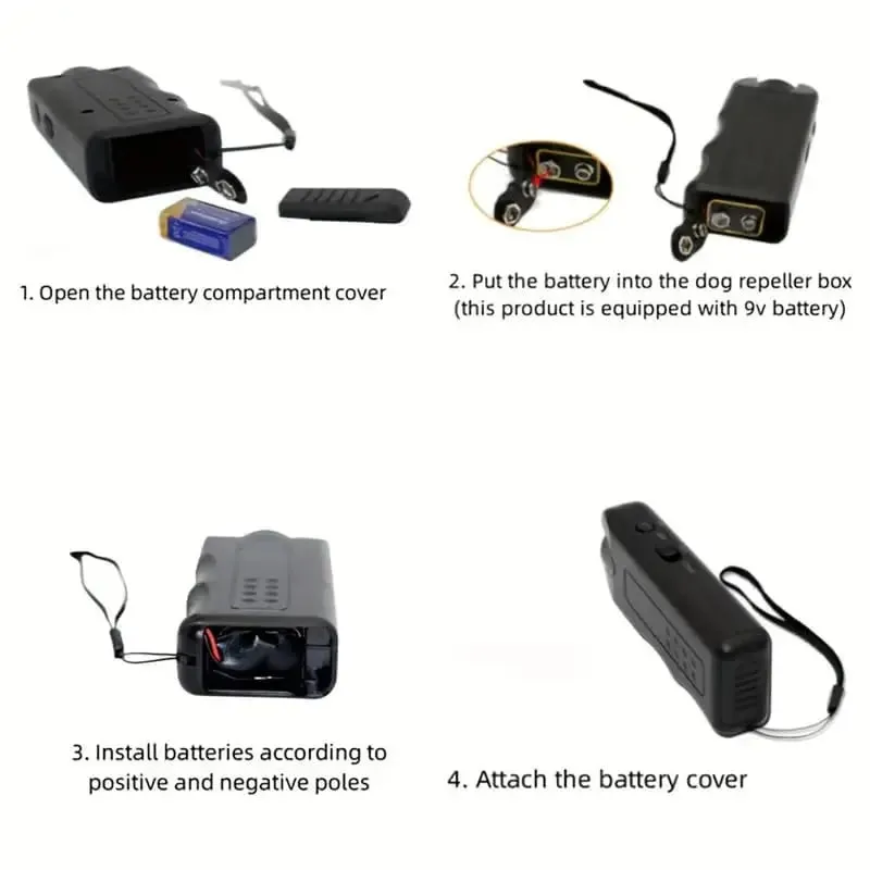 3-in-1 Ultrasonic Dog Repeller & Trainer