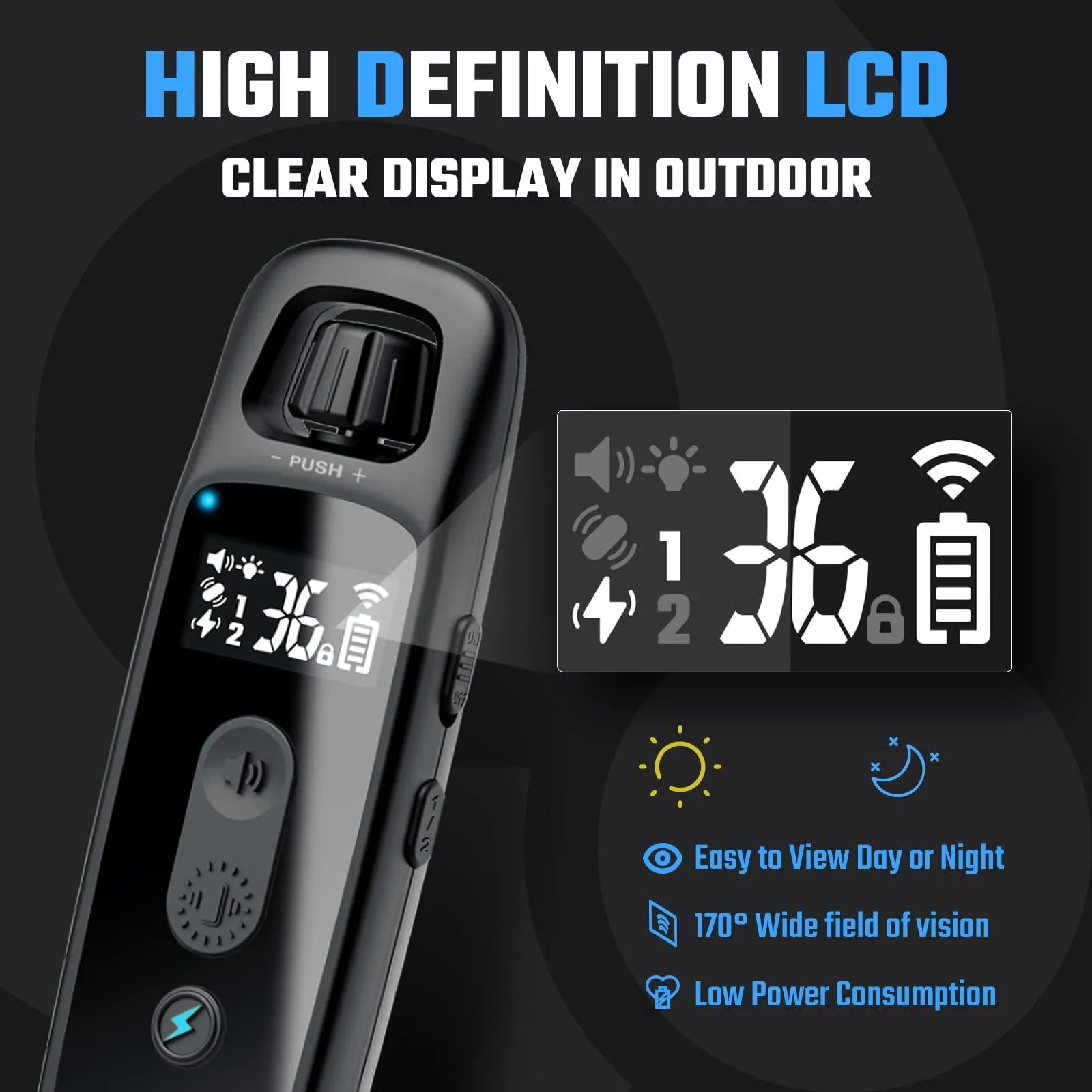 3300 Ft Dog Training Collar with Remote.