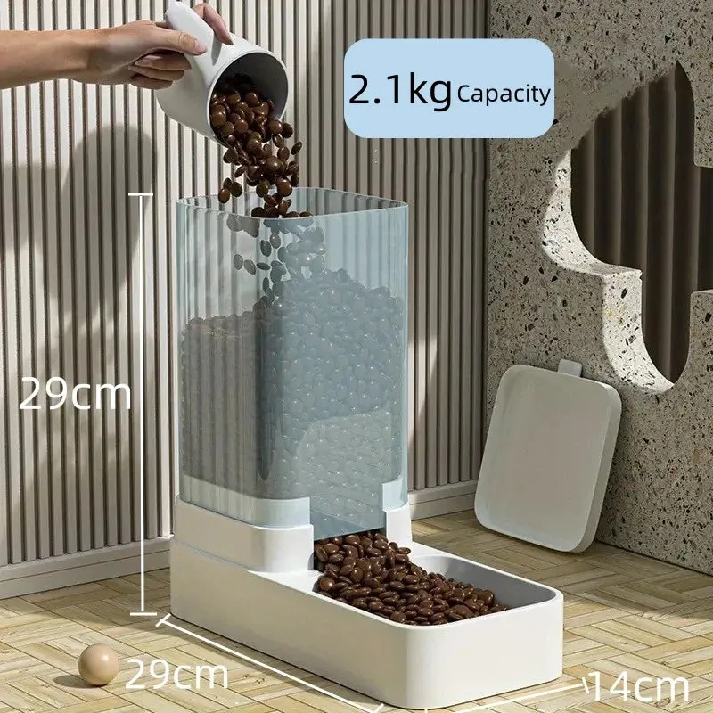 Automatic Dog & Cat Feeder with Water Dispenser