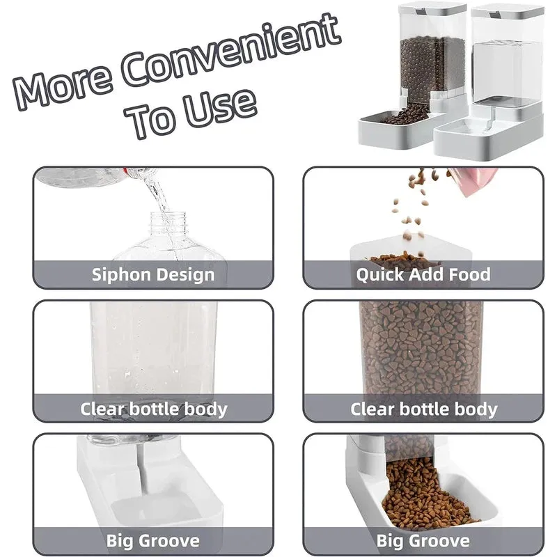 Automatic Dog & Cat Feeder with Water Dispenser