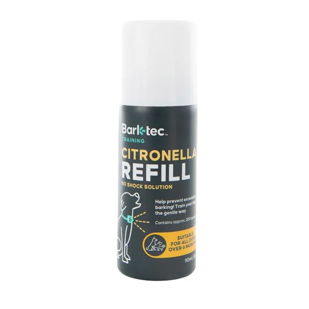 Barktec Rechargeable Citronella Spray Bark Collar with Refill