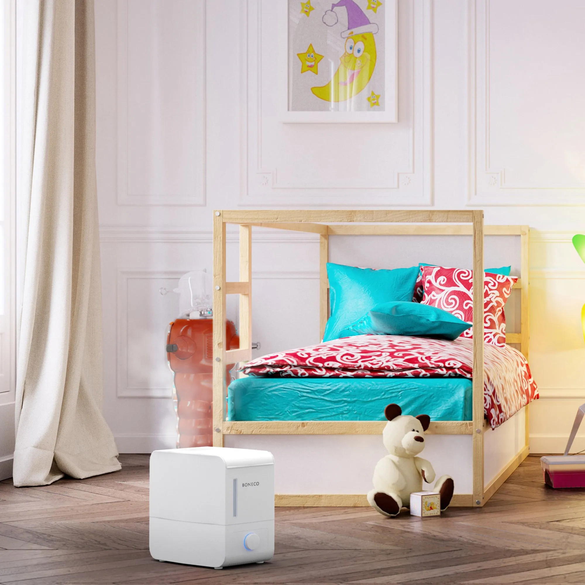 BONECO Large Room Steam Humidifier with Hand Warm Mist and Analog Display (Used)