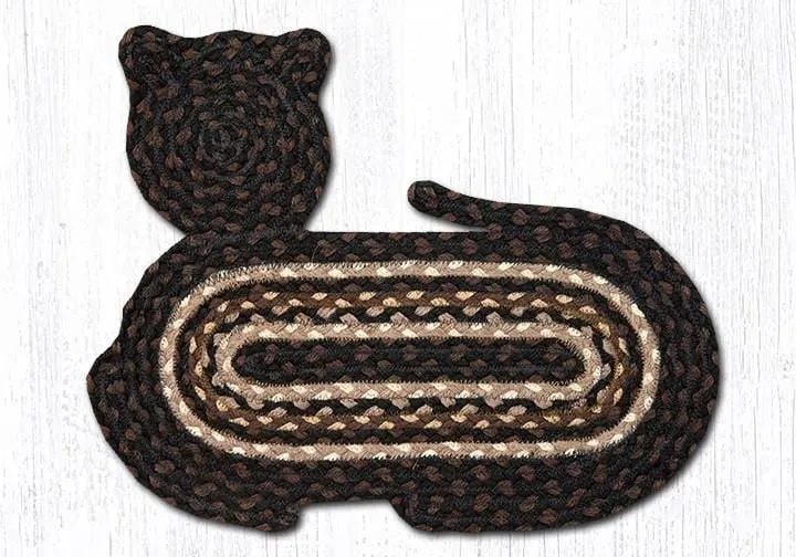 Cat Rug / Bowl Mat - Mocha Frappuccino