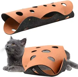 Combination Cats Pet Tunnel Collapsible Fun Kitten Tubes Interactive Cat Toy Bed Pets Activity Behavior Training Bed Mat for Indoor Cats Kitty Exercise Random Combinations And Infinite Extension
