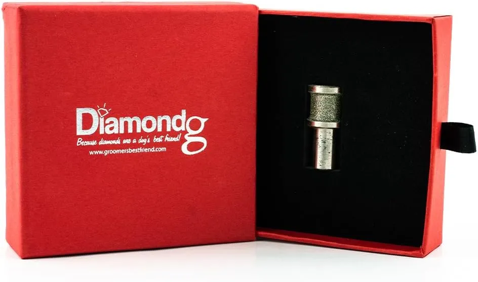 Diamondg - Professional Diamond Nail Rotary Nail Grinder Bit Dogs - Painless Nail Trimmer Bits Won't Pull Hair or Get Hot - Pack of 1 (Large)