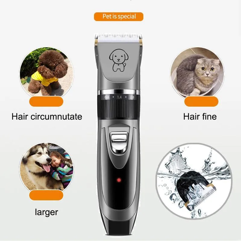 Dog and Cat Grooming Kit - USB Rechargeable