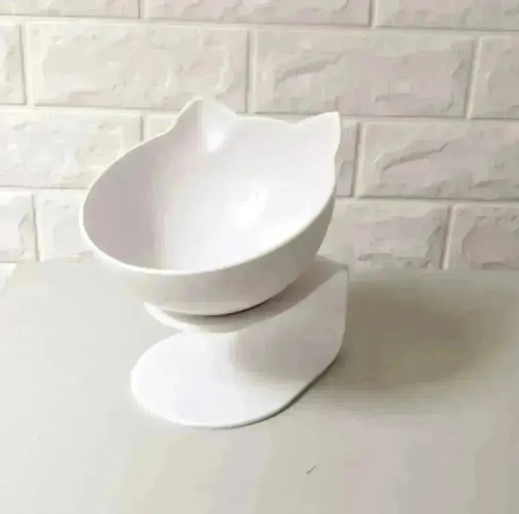 Elevated Double Food Bowl  for Pets Cat Dog Food and water Bowl