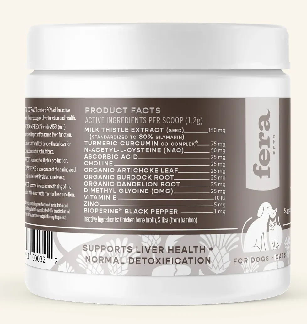 Fera Pet Organics Liver Support for Dogs and Cats