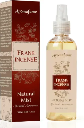 Frankincense Natural Resin Mist Spray by Aromafume | 100 ml / 3.3oz | Ideal for spirituality, prayer & rituals | Made with Frankincense Resin from Somalia | Non-alcoholic, non-toxic & vegan