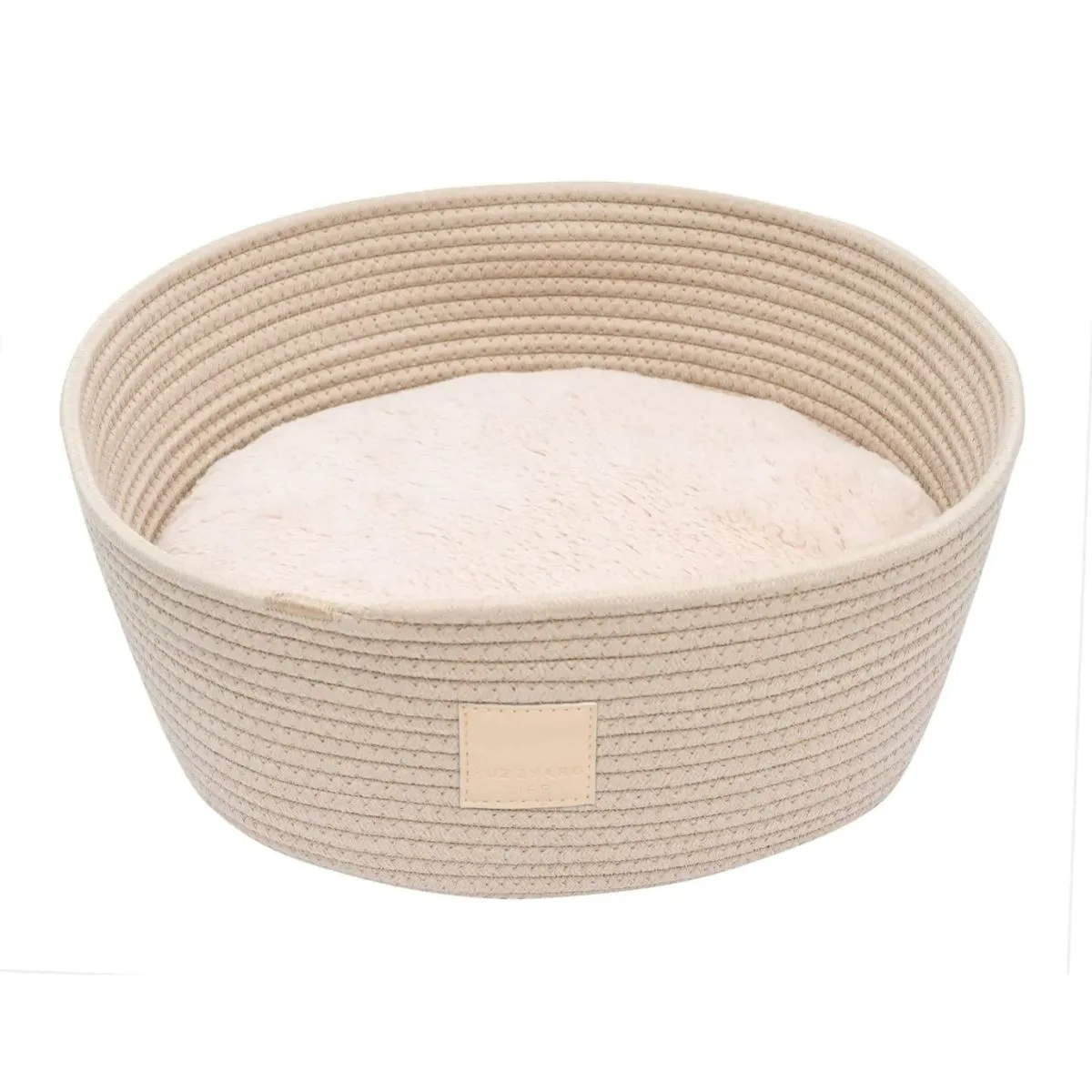 FuzzYard Life Rope Basket Bed Sandstone