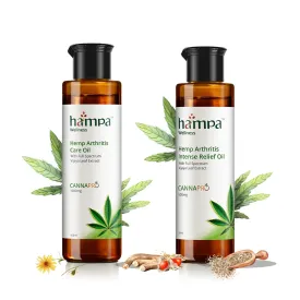 Hampa Hemp Arthritis Intense Relief Oil 50ml   Hampa Hemp Arthritis Care Oil 100ml