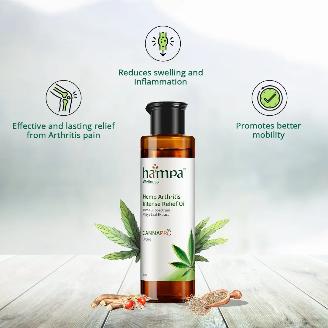 Hampa Wellness - Arthritis Intense Relief and Care Oil