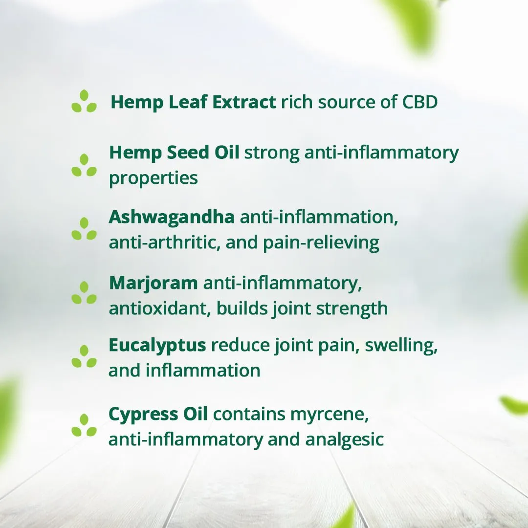Hampa Wellness - Arthritis Intense Relief and Care Oil