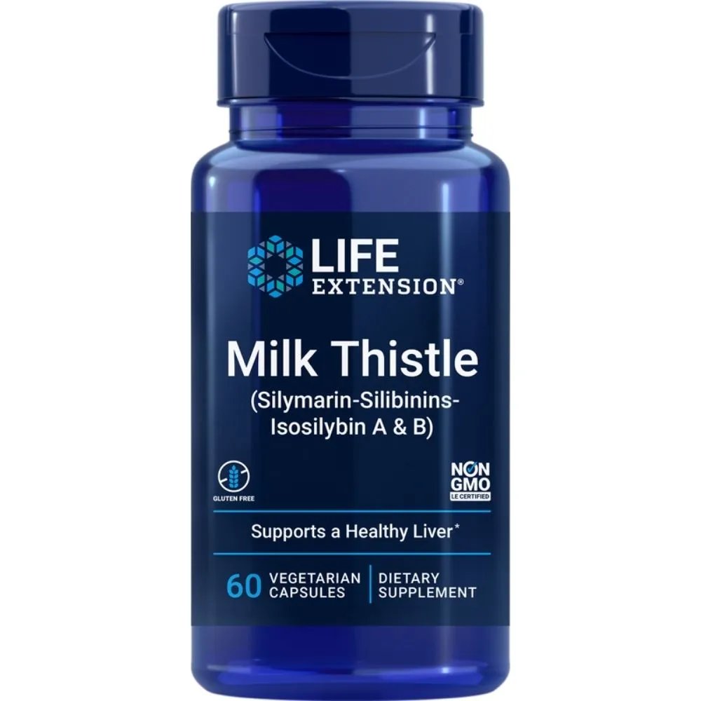 Life Extension European Milk Thistle 60 Veg Caps