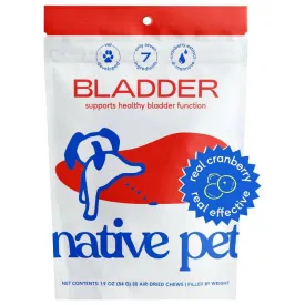 Native Pet Bladder Urinary Tracts Chicken Chews Dog Supplement