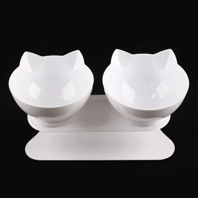 Non-Slip Double Pet Water Food Feed Cat Bowls