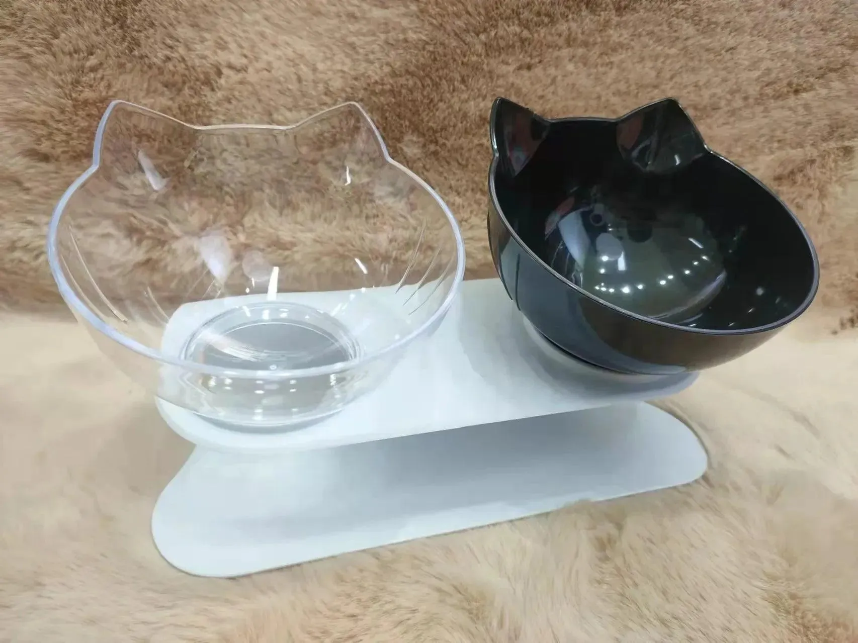 Non-Slip Double Pet Water Food Feed Cat Bowls