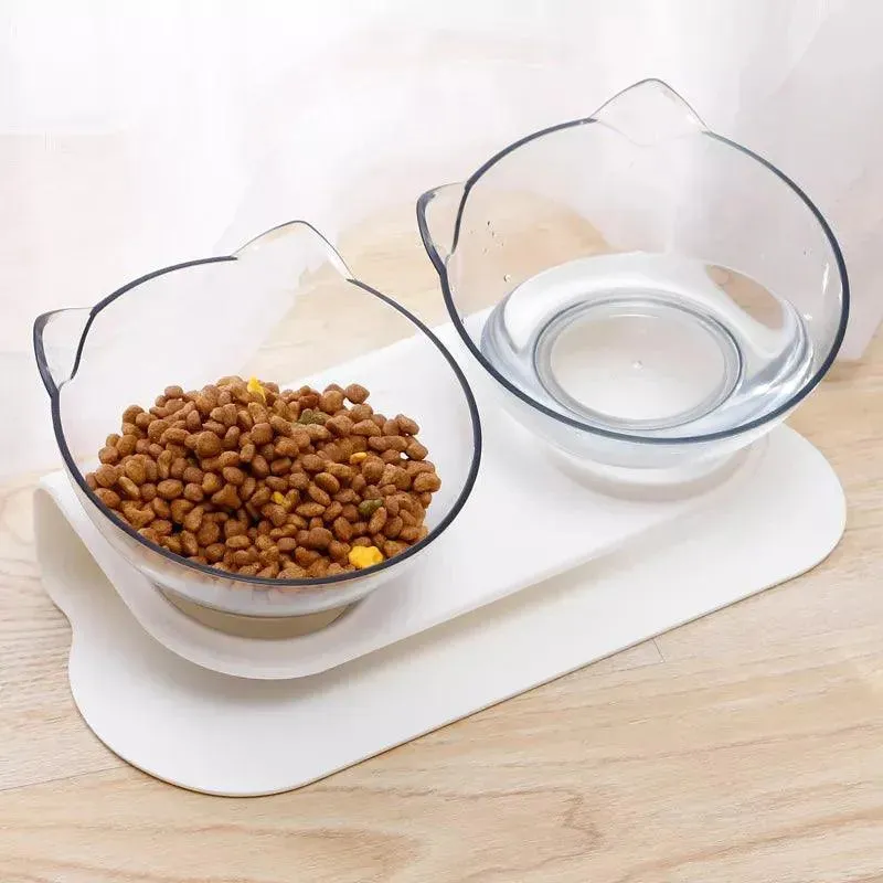 Non-Slip Double Pet Water Food Feed Cat Bowls