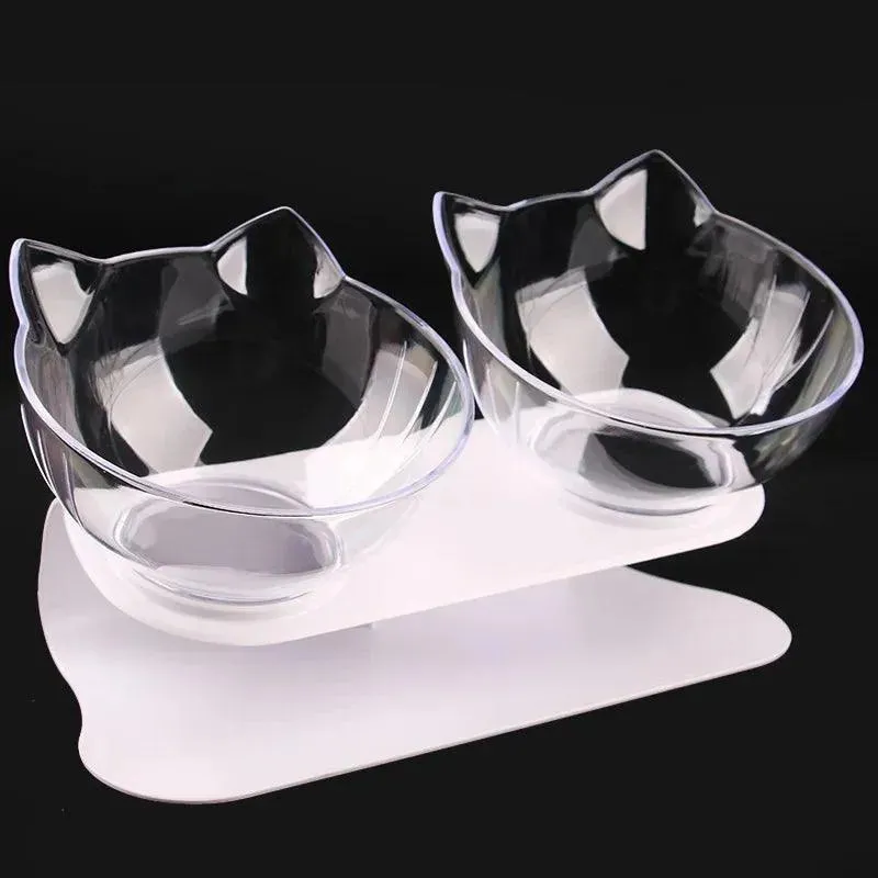 Non-Slip Double Pet Water Food Feed Cat Bowls