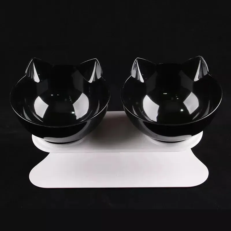 Non-Slip Double Pet Water Food Feed Cat Bowls