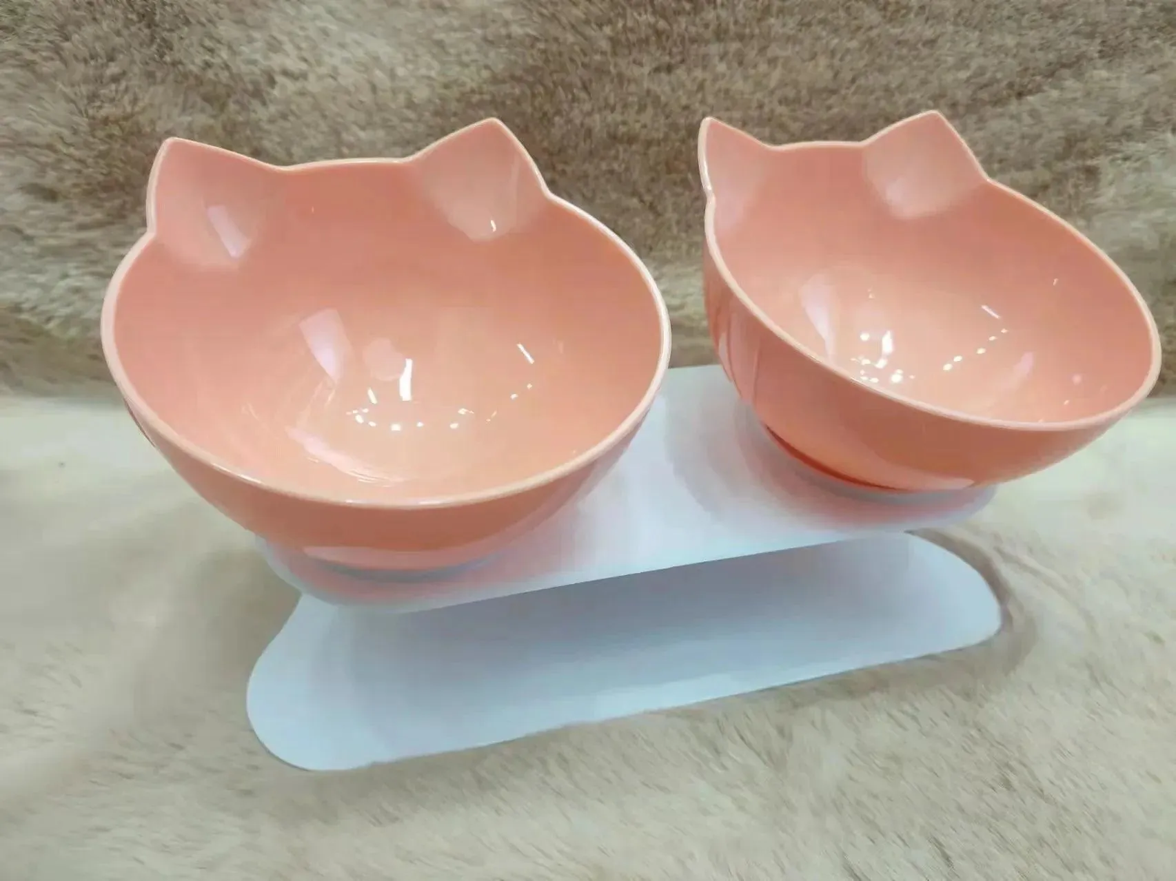 Non-Slip Double Pet Water Food Feed Cat Bowls