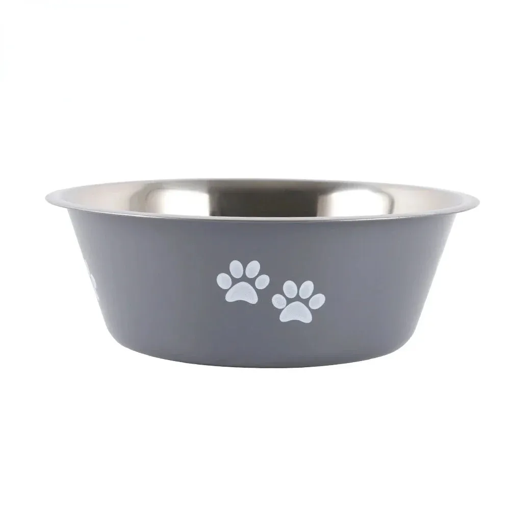 Non-Slip Stainless Steel Dog Bowls – Food & Water Feeders for Small to Large Dogs