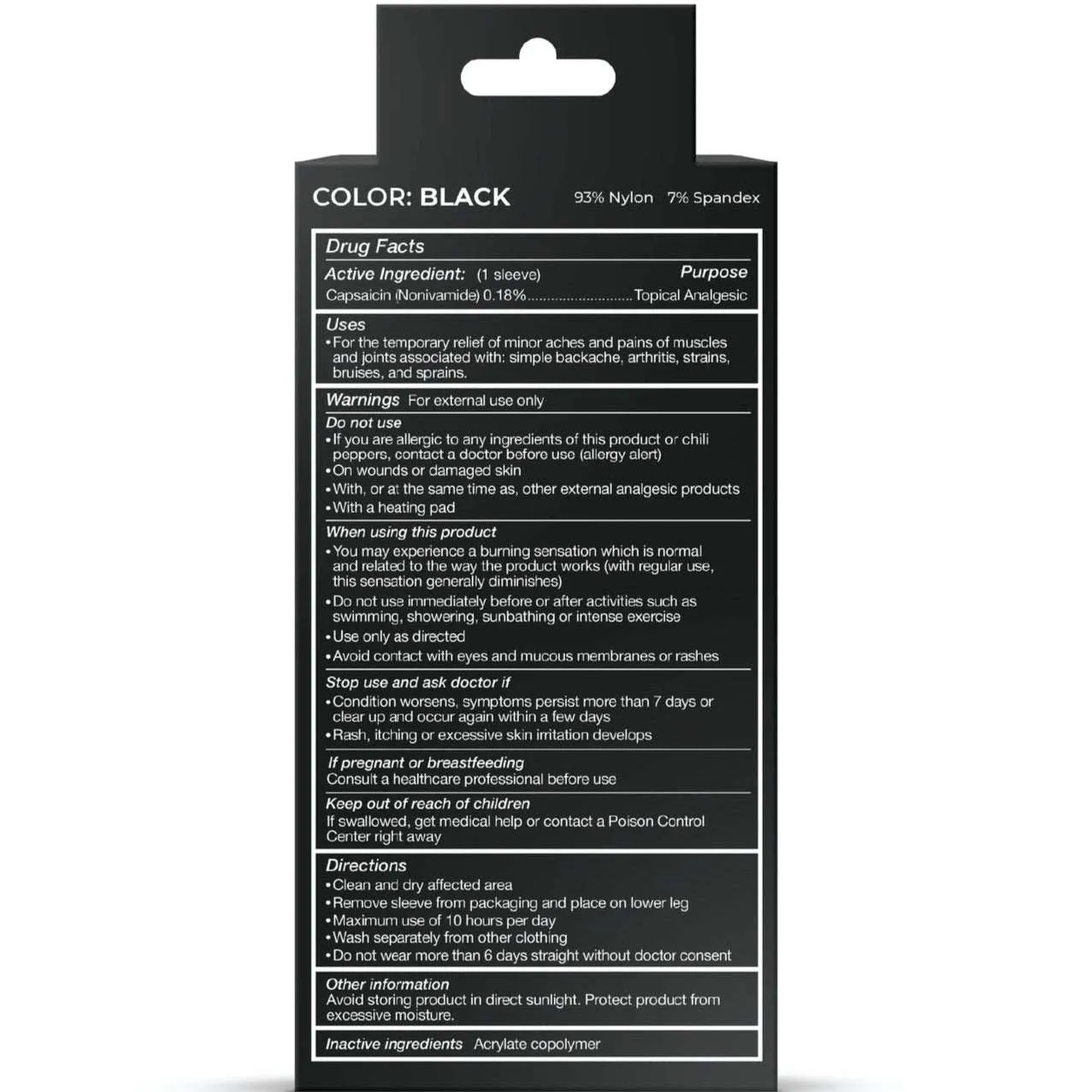 Nufabrx Leg Compression Sleeve