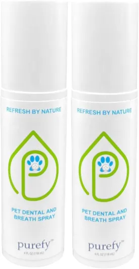 Pet Dental and Breath Spray. Instantly Removes Bad Breath Odor. Helps Keep Pet Breath Fresh and Teeth Clean - Supports Gum Health. Cleared for Frequent Use.