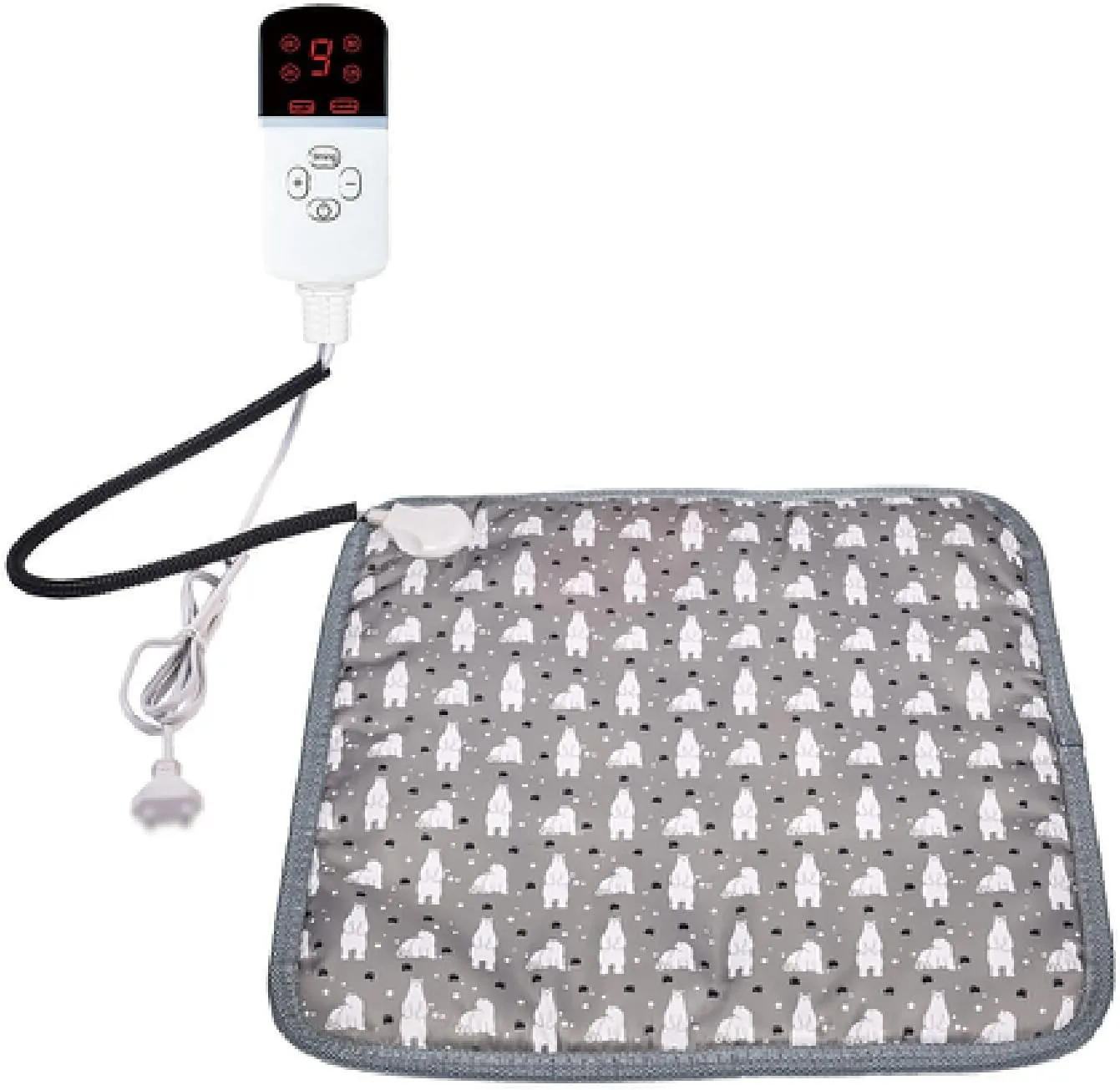 Pet Heating Pad for Cats and Dogs Heating Pad Temperature Adjustable Electric Heated Pet Bed Mat,Waterproof Pet Heating Pads Self Warming Dog Bed,Cartoon