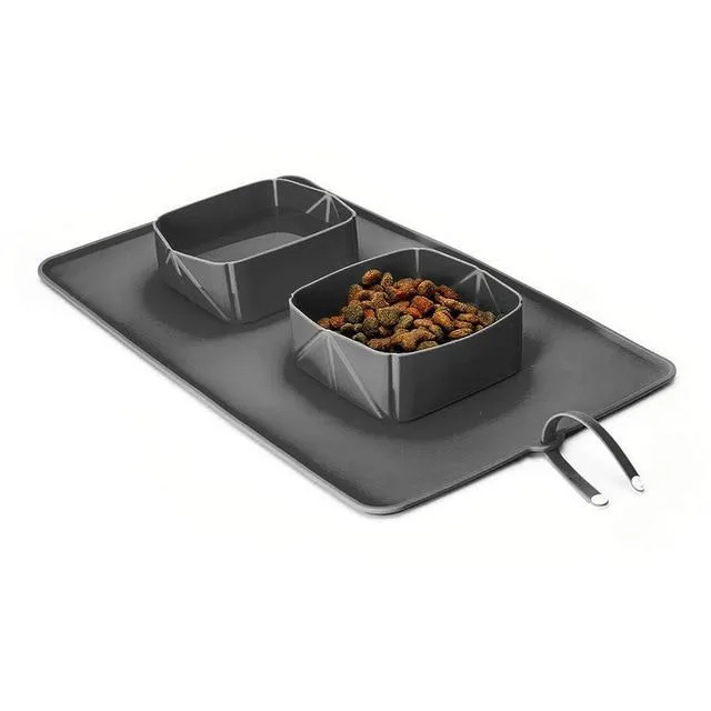 Portable Pet Food Bowls - Collapsible - 600ml Capacity