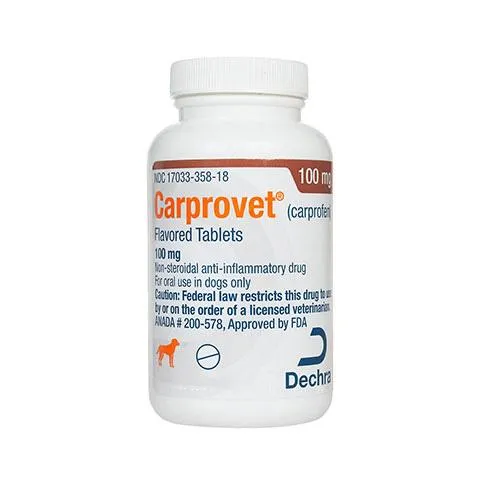 RX Carprovet ® (carprofen) Flavored Tablets 100mg for Dogs