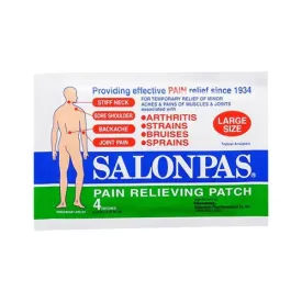 Salonpas Pain Relief Patch - Large - 4 Pack