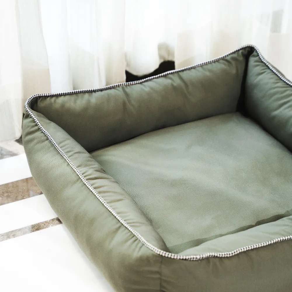 The Olive Lounger Dog Bed