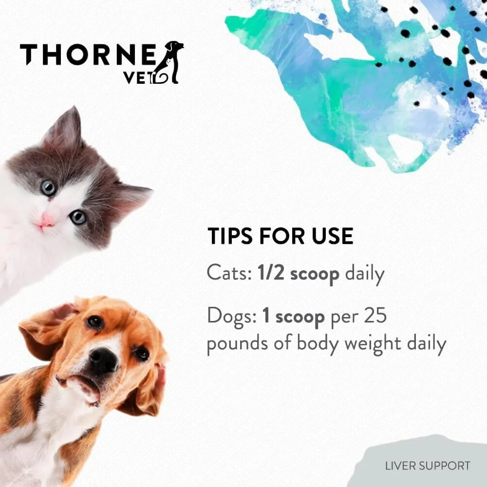 ThorneVet Liver Support Formula Dog & Cat Supplement