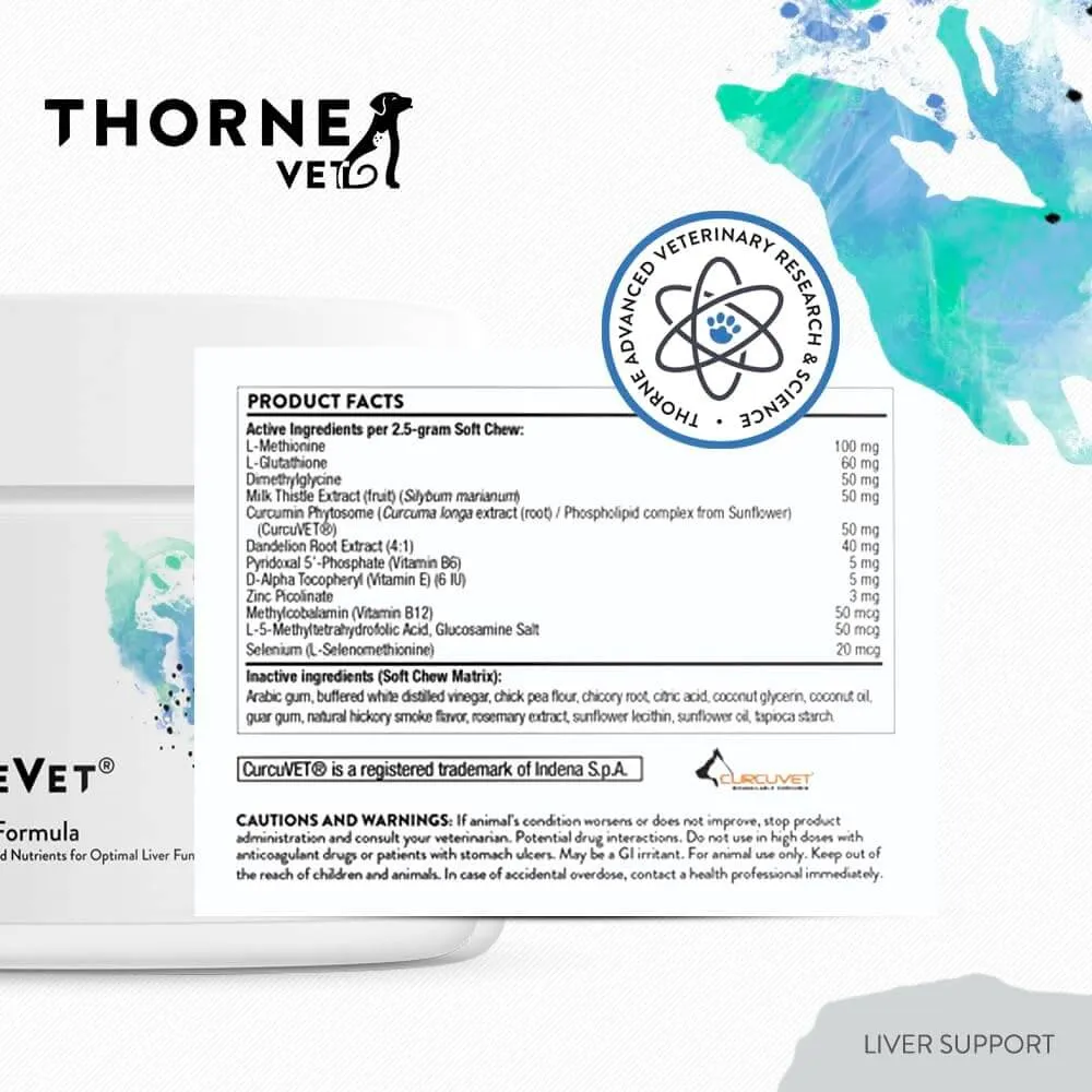 ThorneVet Liver Support Formula Dog & Cat Supplement