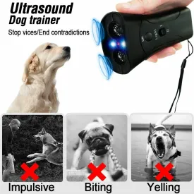 Ultrasonic Bark Control | Anti Dog Barking Trainer LED Light