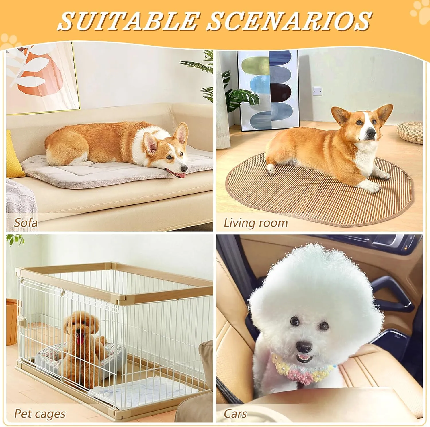 Washable Dog Cooling Mat Summer Milky Way Bamboo Summer Cats Sleeping Mat Magic Galaxy Dog Bed Mats 22x27.6inch Pet Ice Silk Sleep Kennel Pad Animal Sleep Bed for Home Outdoor Travel